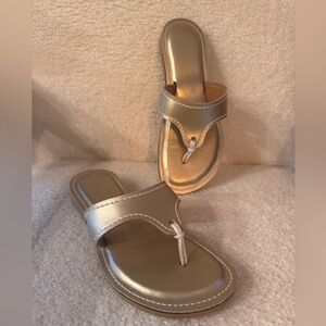 Authentic Kino Sandals Lily-Size 7, Gold